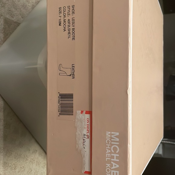 Michael Kors 5 inch heel boots mocha color with platform . - Picture 6 of 6